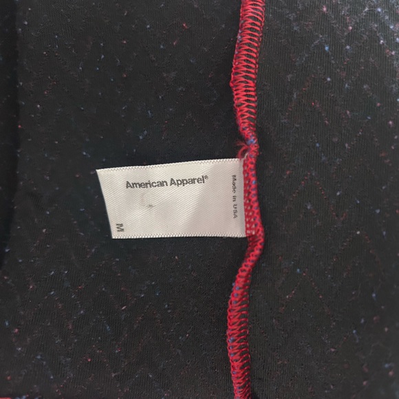 American Apparel Geometric Print Midi Stretch Knit Skirt Size Medium - Picture 4 of 4